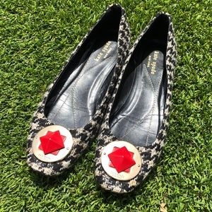 Kate spade tweed flats